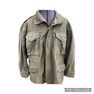 Vintage Winfield International Army Green Military Cold Weather Field Coat Sz M